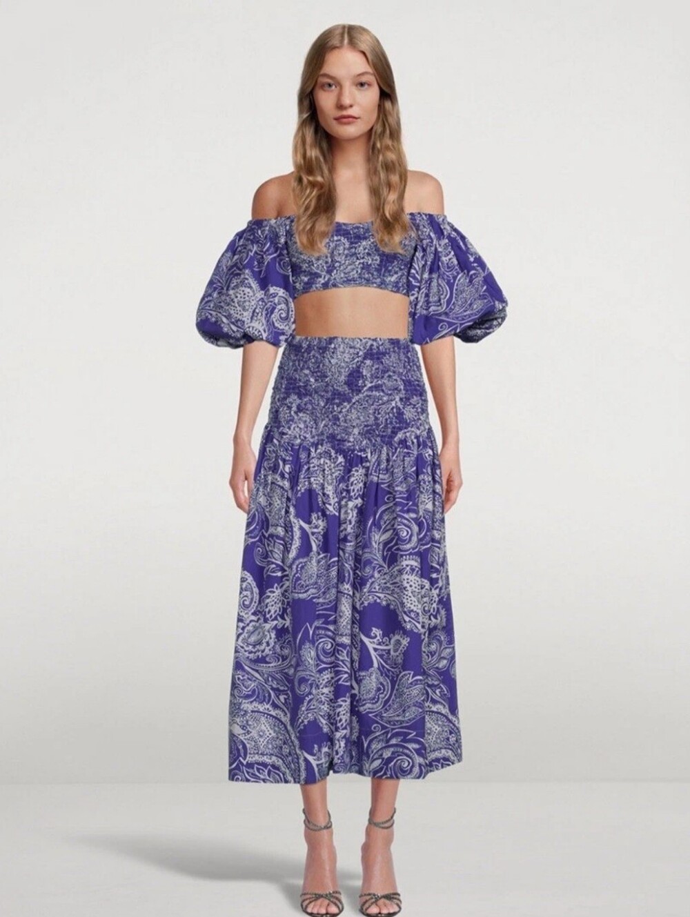 NEW w/tag Mara Hoffman Purple Paisley Top